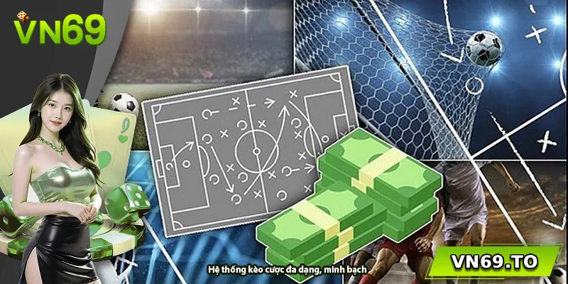 Hệ thống kèo cược đa dạng, minh bạch