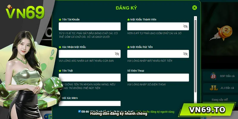 Hướng dẫn đăng ký nhanh chóng