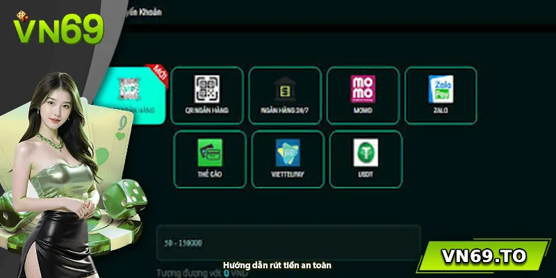 Hướng dẫn rút tiền an toàn